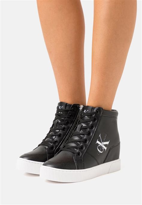 calvin klein wedge sneakers